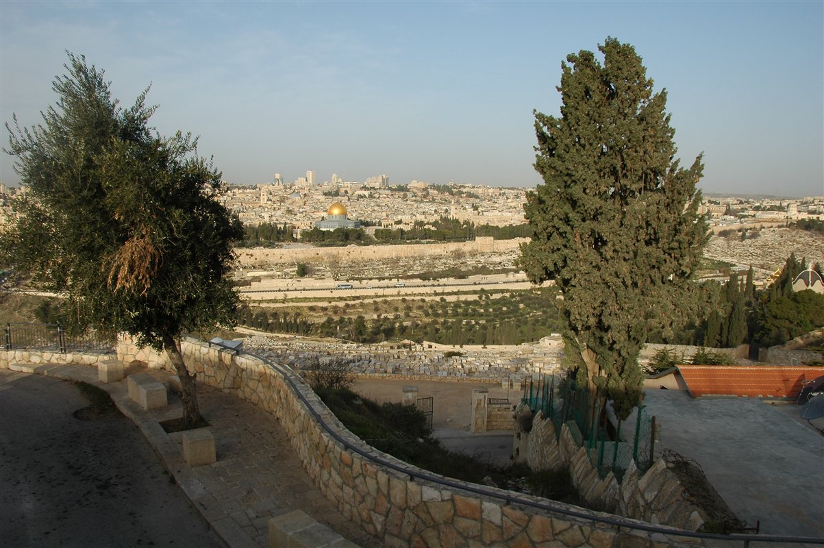 panorama Jerozolimy z Góry Oliwnej